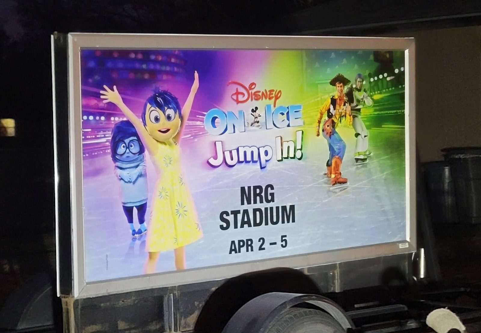 Disney On Ice mobile billboard campaign